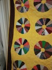 All Handmade Hand And Machine Sewnnew Cotton Dresden Plate Twin Size Quilt 