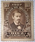 Travelstamps  1907 Honduras Stamps Sc 123 President Jose Medina 10 Centavos Mogh