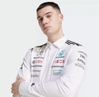Adidas Mercedes Amg Petronas Formula 1 Team Polo Long Sleeve Shirt Jx0757 Sz Xl