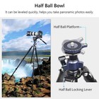 73 Inch Aluminum Camera Tripod With Fluid Head Heavy Duty Video Stand