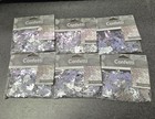 New  Silver Foil 25th Anniversary   25th Birthday Party Confetti - Pack Of 6 