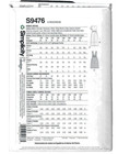 Womens Dresses 18w-20w-22w-24w Plus Simplicity S9476 Sewing Pattern Three Styles