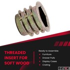 E-z Lok Threaded Insert  Zinc  Hex-flanged  3 8 -16 Internal Threads  13mm