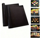 1pc Thick Non   stick Oven Liner     Reusable  Easy   clean Mat For Grill oven - New