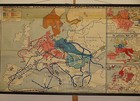 Wall Map Germanic Migration 183x112 Migration By Germanic Tribes  1938