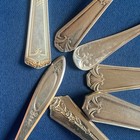 Vintage Silverware Silver Plate Crafting Lot 50 Pcs
