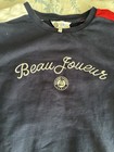 Roland Garros Beau Joueur Sweatshirt Men Large Navy Blue French Open Tennis Crew