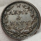 1863 Army   Navy  Liberty With 13 Stars  Civil War Token Cwt90