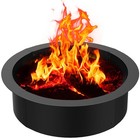 48  inner 52  outer Fire Pit Ring steel Metal Fire Ring Liner Outdoor Diy Pit
