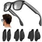 Eyeglass Ear Grips For Smart Glasses - Anti-slip Silicone Retainers  3 Pairs  S 