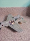 Vtg 1996 Trendmasters Independence Day Attack Plane Fighter Jet Incomplete Works