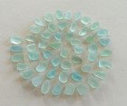50 Pcs Seafoam Beach Combed Sea Glass For Jewelry Or Mosaics  Smalls