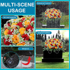 Headstone Flower Saddle large Artificial Cemetery Flowers For Grave cemetery