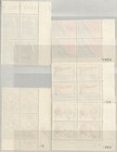 1963 Ghana Unesco Monum  Nubia Ramses 5 Blocks  X 4  151 5 Corner Margin  Mnh  