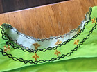 Traditional African Dashiki Outfit Top Pants Embroidered Bright Green