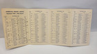 American Hockey League Foldable Schedule - Vintage Original - 1954-55