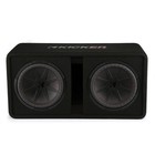 Kicker 48dcwr122 12  2000w Vented Dual Sub Box 46cxa12001 Amp   0ga Kit