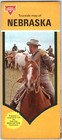1970 Nebraska Conoco Oil Gas Touraide Road Map Cowboy Park   Camping Lists Ne 4e