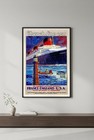      French Line C g t  Travel Poster - 1930s Ocean Liner Art - 12x18    Premium     