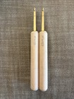 Bookbinding Hand Tools-pair Of Small Corner Brass Tools-p s Engraving Tools