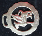 Vintage Horse Brass Medallion-wales