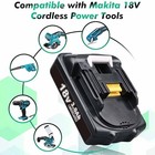 3pack Repalce For Makita 18v 3000mah Lxt Li-ion Bl1830b Bl1850b Bl1860b Battery