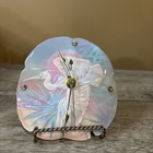 Beautiful Hand Painted Sand Dollar Clock With Wall Hanger    3b