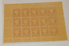 Gambia 1886 Queen Victoria 1d Sg 23 Sc 13c Sheet 15 W mnh Margin Light Gum Toned