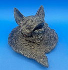 Vintage Jennings Brothers Pre 1941 Fox Head Inkwell And Pen Rest