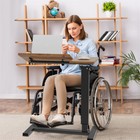 Tilting Hospital Medical Adjustable Overbed Bedside Nursing Laptop Table Rolling