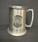 Hand-crafted In Sheffield  England    clear Bottomed Pewter Beer Tankard Stein