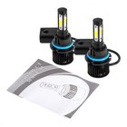 4 Sided 9004 Led Headlight Bulbs Hi lo Beam 10000w 3600000lm 6000k Super Bright