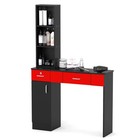 Modern Barber Salon Station W  Shelfhair Styling Beauty Cabinet Spa Equipment