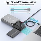 Suidek M 2 Nvme Adapter  Usb 10 Gbps Hard Drive Reader Black-m 2 sata ide 