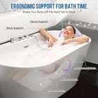 Full Body Bath Pillow For Bathtub  Adjustable Lumbar Support With 5d Air Mesh   