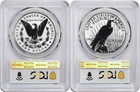 2025-s Morgan And Peace Silver Dollar Reverse Proof Pr70 Fs Pcgs Special Label