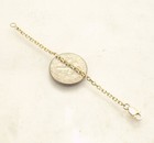 1 9mm Solid Cable Chain Bracelet Necklace Extender Clasp Real 14k Yellow Gold