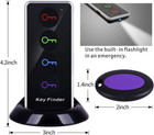 Key Finder  80db  Rf Item Locator Tags With 131ft  Working Range  Wireless Remot