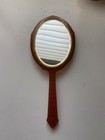 Vintage Celluloid Dresser Vanity Set And Mirror