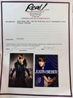 2 Justin Bieber Autographed Signed Tour Book Programs Epperson Coa Full Name  