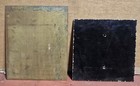 Vtg 2 Sign Lot Nautical Boat Ship Plaque Industrial Decor Brass Plastic Custom