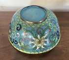 Antique Early 20th Century Late Qing Chinese Export Cloisonne Enamel Copper Bowl