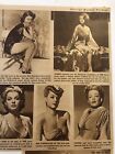 Vtg 1940   s Hollywood Movie Stars Authentic Newspaper Clipping 0c25
