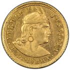 1912 Peru 1 5 Libra Gold Coin