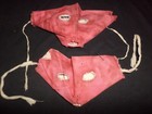 Antique Folk Art Childs Halloween Masks Primitive Aafa Make Do