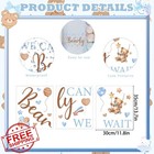 Wxiben Bearly Wait Wall Decal - Bear Sign Welcome Baby Shower Decorations  Re   