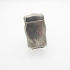 Antique Sterling  Raised Frame With Flower Inside  Match Safe  Matchsafe  Vesta
