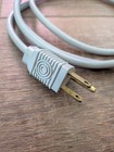 Vintage Apple Macintosh Computer 5 8    Power Cord Bullseye Plug 6ft Tested