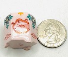 Rare Antique Hexagon Japanese Miniature Bonsai Vase Imari Signed Dollhouse 1 25 
