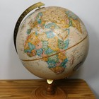 Vintage Original 1985 Replogle 12    Diameter World Classic Series Globe Wood Base
